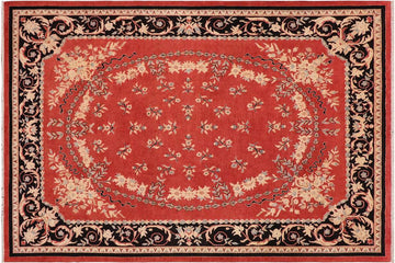 handmade Traditional Kafkaz Chobi Ziegler Rust Black Hand Knotted RECTANGLE 100% WOOL area rug 9 x 12